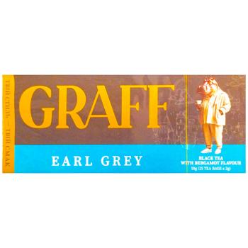 Graff Earl Grey Black Tea with Bergamot Flavor 2g*20pcs - buy, prices for EKO Market - photo 1
