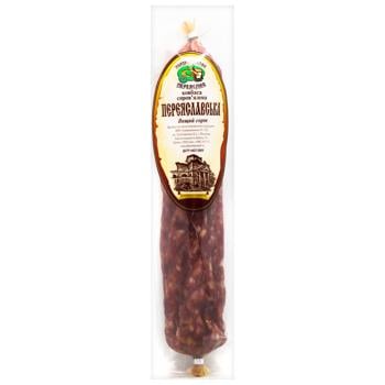 Ukrprompostach-95 Pereiaslavska Raw Cured Sausage High Grade 395g - buy, prices for - photo 1