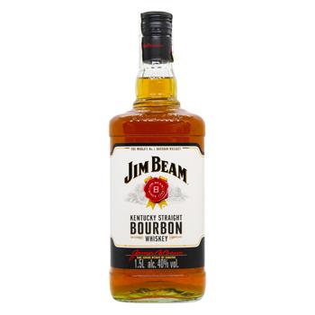 Віскі Jim Beam White 4 роки 40% 1,5л - купити, ціни на AlcoHub - фото 1