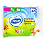 Туалетний папір Zewa Kids вологий 42арк