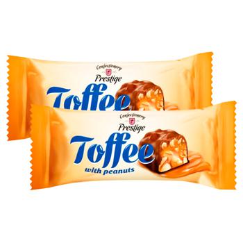 Цукерки Prestige Toffee з арахісом - купити, ціни на Cупермаркет "Харків" - фото 1