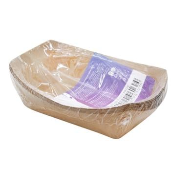 GoPak Collected Kraft Disposable Plates 200х120х45mm 10pcs - buy, prices for NOVUS - photo 1