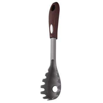 Ardesto Gemini Nylon Spaghetti Spoon 28cm Gray-Brown - buy, prices for ULTRAMARKET - photo 2