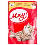 Food Miau chicken 85g pouch Ukraine