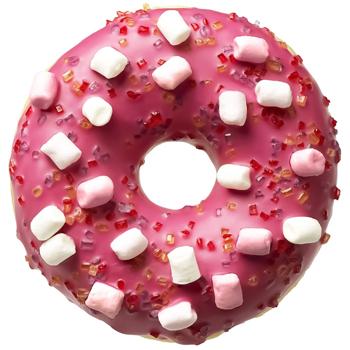 Донат Pinkie с маршмеллоу 58г - купить, цены на Auchan - фото 1