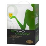 Вино Cantine Ronco Pinot Bianco Chardonnay біле сухе 11% 3л