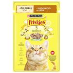 Корм вологий Friskies з індичкою для дорослих котів 85г