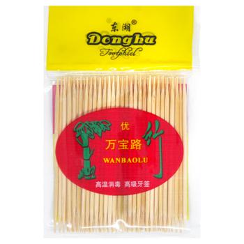 Зубочистки бамбуковые 50шт - купить, цены на КОСМОС - фото 1