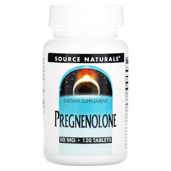 Прегненолон Source Naturals 50мг 120 таблеток - купити, ціни на Біотус - фото 1