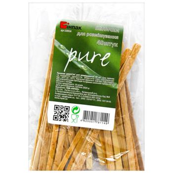 Inpak Stick for Stirring Wooden 40pcs.
