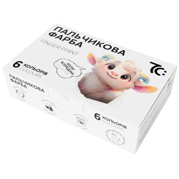 Фарби Гамма пальчикові 6 кольорів 16мл - купити, ціни на КОСМОС - фото 3