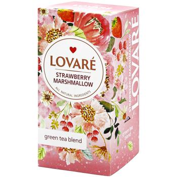 Lovare Strawberry Marshmallow Green Tea 1.5g*24pcs