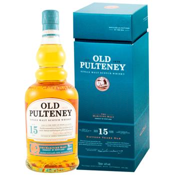 Віскі Old Pulteney 15 0.7 л - купить, цены на WINETIME - фото 1