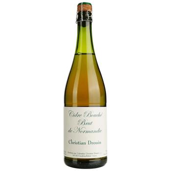 Сидр Christian Drouin Bouche de Normandie Brut 4.5% 0.75л - купити, ціни на ULTRAMARKET - фото 1
