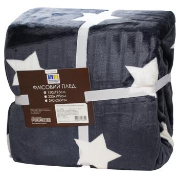 Homeline Stars Plaid 150х195cm Grey - buy, prices for - photo 2
