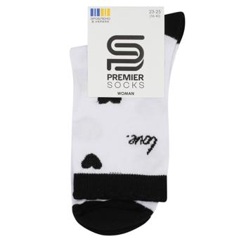 Premier Socks Love+Hearts Classic Women's Socks with Festoons s.23-25 - buy, prices for NOVUS - photo 2