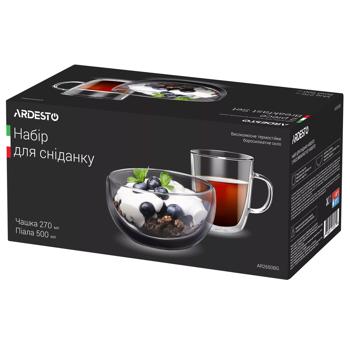 Ardesto Cup 270ml and Bowl 500ml Breakfast Set - buy, prices for Za Raz - photo 2