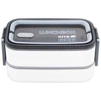 Kite White Double Lunch Box with Cutlery 1.4l - buy, prices for - photo 3