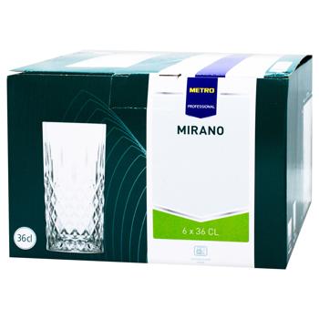 Metro Professional Mirano Tumbler 356ml 6pcs - buy, prices for METRO - photo 1