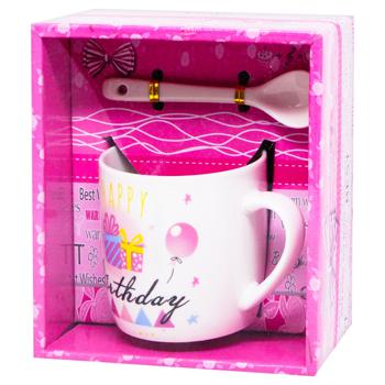 ZED Birthday Gift Set Cup and Spoon