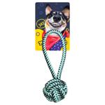 Іграшка для собак DGT М'яч з канату 22см в асортименті