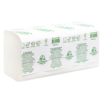 Kokhavinska Papirya V-Type 2-Ply White Paper Towels 150 sheets - buy, prices for - photo 2