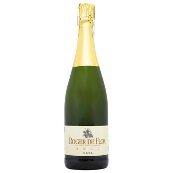 Вино игристое Roger de Flor Cava белое брют 11,5% 0,75л