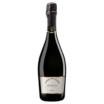 Вино ігристе Campo Del Passo Prosecco біле сухе 11% 0,75л - купити, ціни на КОСМОС - фото 1