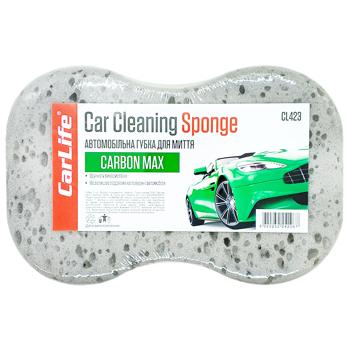 Губка CarLife Carbon Max для миття авто 245x160x70мм - купити, ціни на Чудо Маркет - фото 1