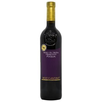 Boccantino Nero di Troia Primitivo IGT Dry Red Wine 13% 0.75l - buy, prices for Vostorg - photo 1