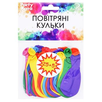 Набір кульок Sharik Пастель Асорті латексних 18см*30шт - купити, ціни на КОСМОС - фото 1