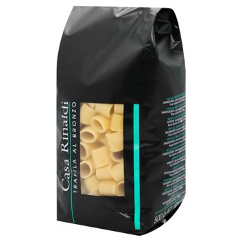 Casa Rinaldi Mezze Maniche Bronzo Pasta 500g - buy, prices for MegaMarket - photo 1