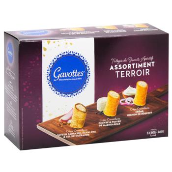 Набор печенья Gavottes Assortiment Terroir ассорти 240г - купить, цены на - фото 2