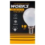Work's Long-Life LED Lamp G45 5W 4K E14