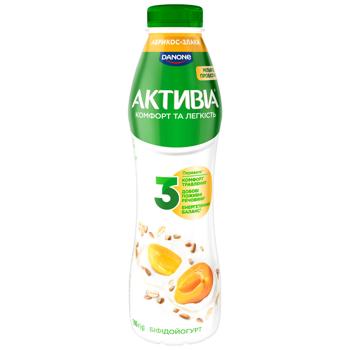 Бифидойогурт Активиа Абрикос-злаки 1,2% 500г - купить, цены на Эпицентр FOOD - фото 1