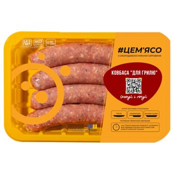 #ЦЕМ'ЯСО For Grill Chilled Pork Sausage 500g - buy, prices for Auchan - photo 1