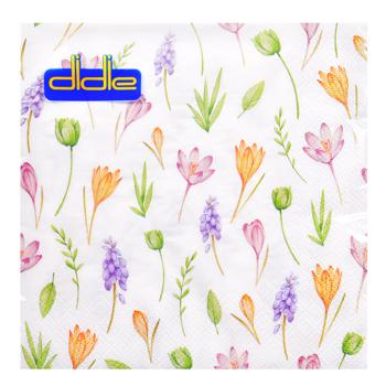 Didie First Flowers Three-Layer Napkins 33*33cm 18pcs