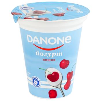 Йогурт Danone вишня 3,2% 260г - купить, цены на КОСМОС - фото 1