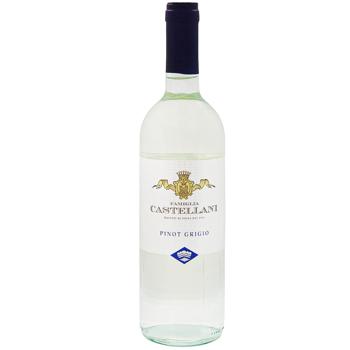 Вино Castellani Pinot Grigio біле сухе 12% 0,75л - купити, ціни на ULTRAMARKET - фото 1