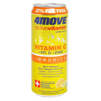 4Move Active Orange Drink with Added Vitamins 0.33l - buy, prices for NOVUS - photo 1