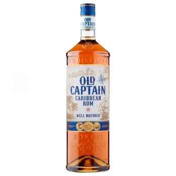 Ром Old Captain Gold 37,5% 0,7л - купить, цены на NOVUS - фото 1