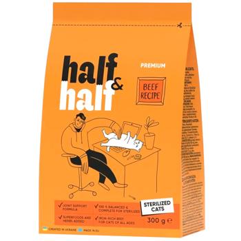 Набір кормів і ласощів для котів Half&Half Турботливий 760 г - асорті - купити, ціни на MasterZoo - фото 2