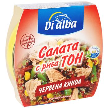 Салат Di Alba Тунець з червоною кіноа 160 г - купити, ціни на Епіцентр FOOD - фото 1