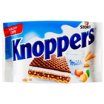Вафлі Knoppers 25г*8шт - купити, ціни на Восторг - фото 1