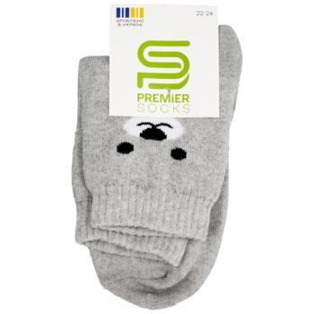 Premier Socks Ekonom Snouts Children's Terry Socks s.20-22, 22-24 Grey