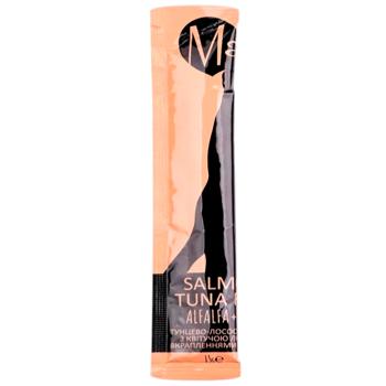 Лакомство для кошек Mavsy Creamy тунцево-лососевый крем суп с цветущей люцерной и вкраплениями кошачьей мяты кремовое 5шт*15г - купить, цены на MasterZoo - фото 2