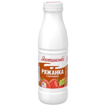 Ряжанка Яготинська з полуницею 2,9% 450г