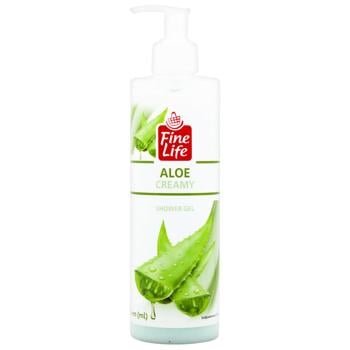 Fine Life Creamy Aloe Shower Gel 400ml - buy, prices for Biotus - photo 1
