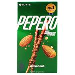 Lotte Almond Pepero Straws with Chocolate and Almond 32g