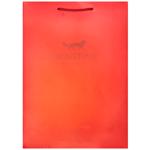 Пакет Wine Time Fox подарунковий 250*350*90 бордо 1 шт